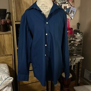 Blue Croft & Barrow Dress Shirt - 16 1/2 34/35